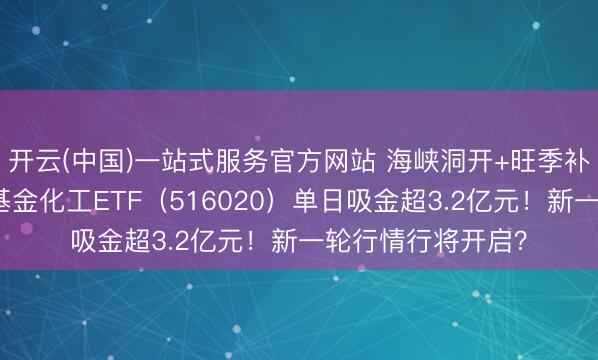 开云(中国)一站式服务官方网站 海峡洞开+旺季补库双催化！华宝基金化工ETF（516020）单日吸金超3.2亿元！新一轮行情行将开启？
